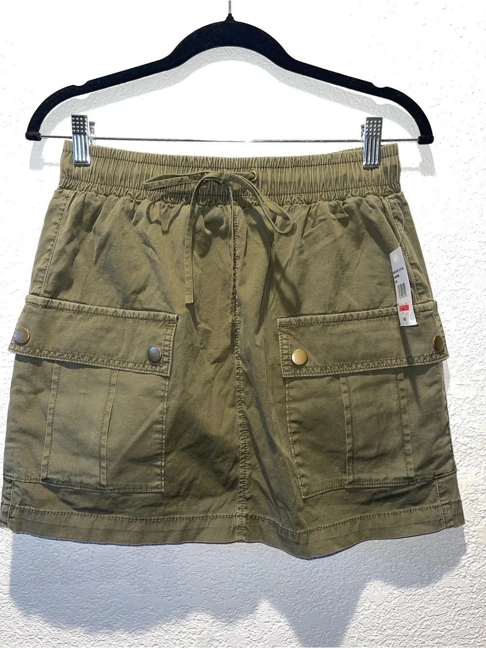 NEW Sanctuary Olive Green Cargo Mini Skirt, Small - Picture 5 of 8